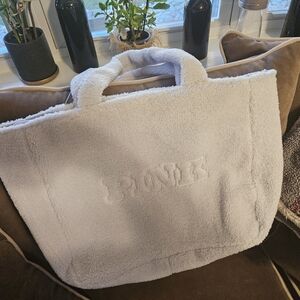 Pink tote bag